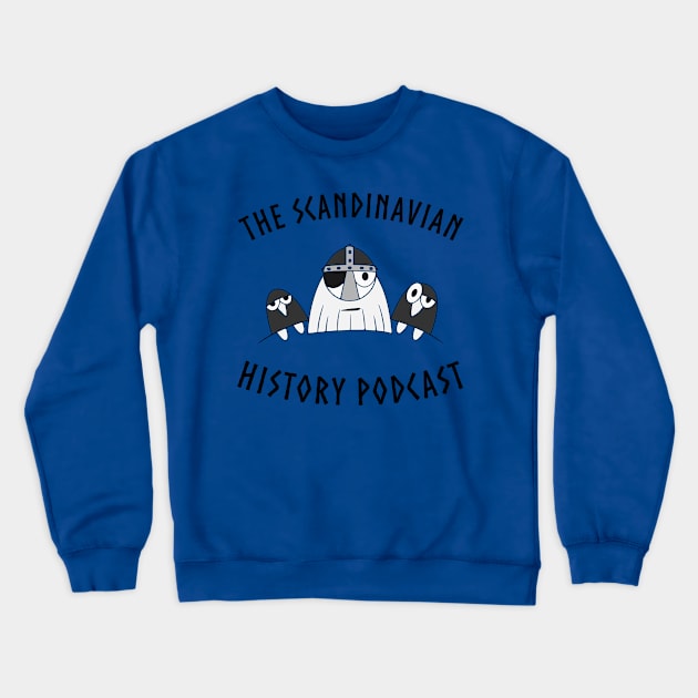 The Scandinavian History Podcast - Logo. Crewneck Sweatshirt by The Scandinavian History Podcast